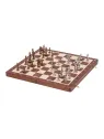 Schach Warschau - Mahagoni / Metall