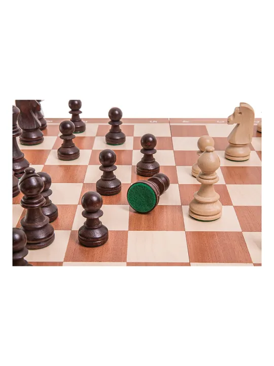 Schach Turnier Nr. 5 - Mahagoni WW