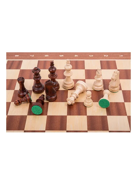 Profi Schach Set Nr 6 - Mahagoni