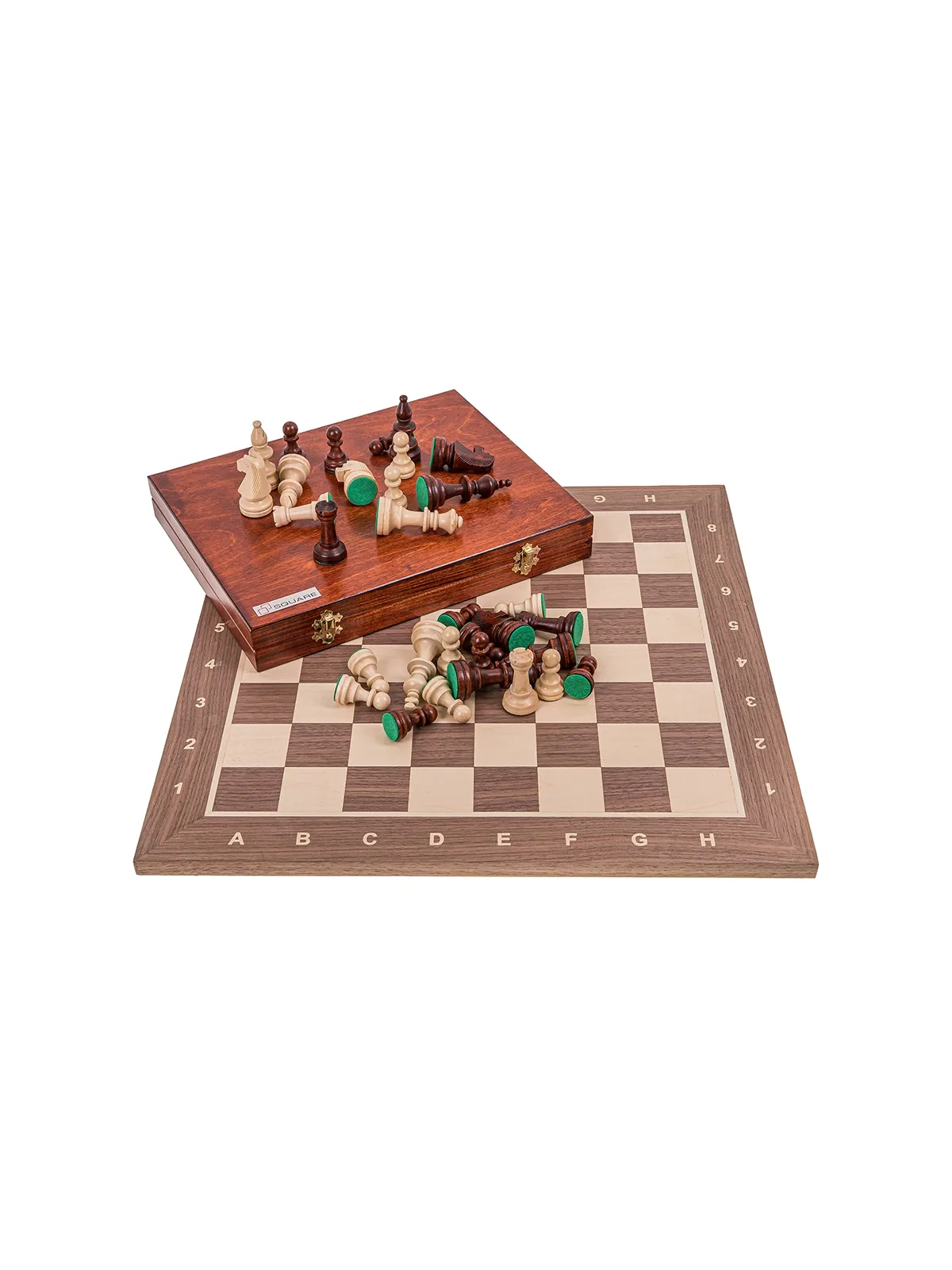 Profi Chess Set No 5 - Mahogany Lux