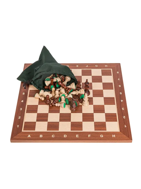 Profi Schach Set Nr 5 - Mahagoni