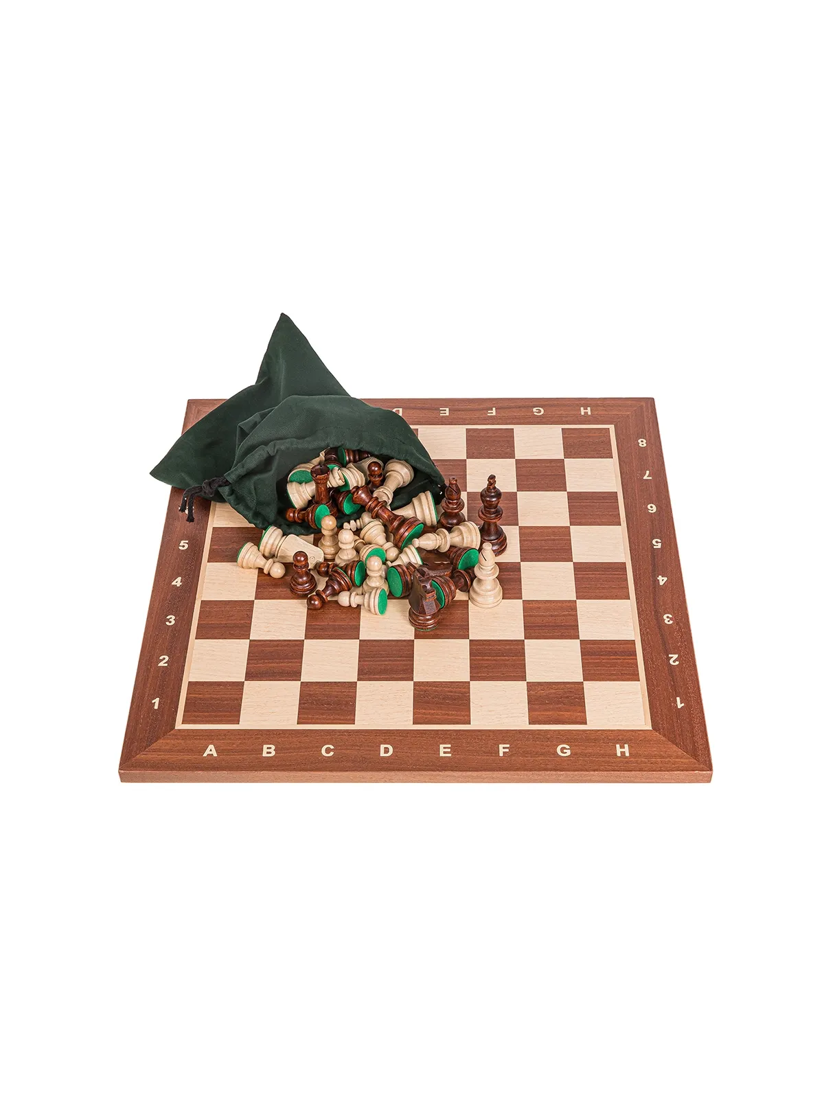 Profi Schach Set Nr 5 - Mahagoni