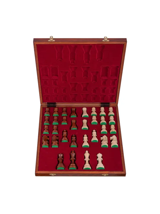 Profi Schach Set Nr 6 - Mahagoni Lux