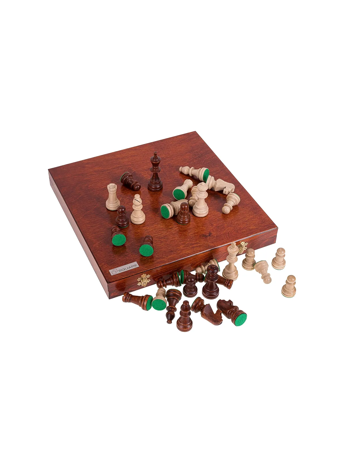 Profi Schach Set Nr 6 - Mahagoni Lux