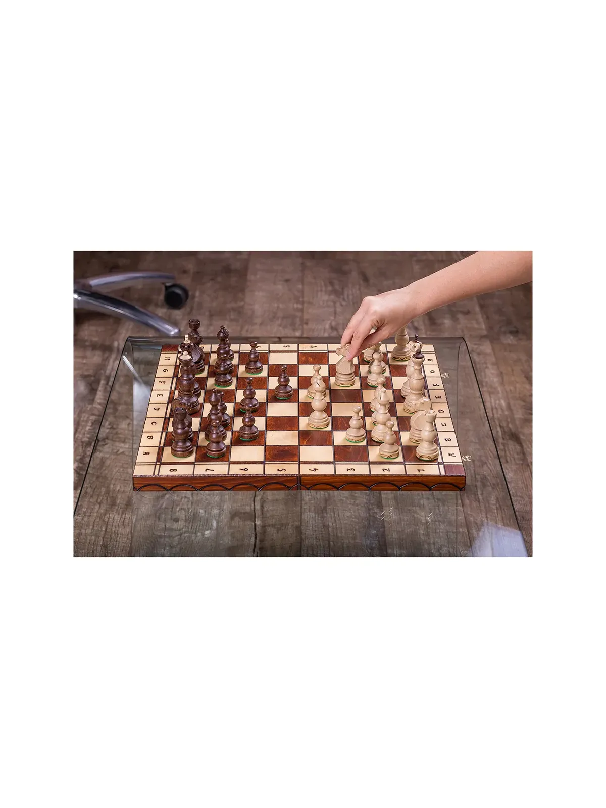 Wooden Chess Legate - Online Chess Shop -  sklep-szachy.pl