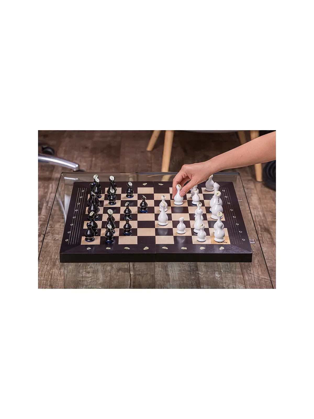 Wooden Chess Nocturne by Chopin - Online Chess Shop -  sklep-szachy.pl