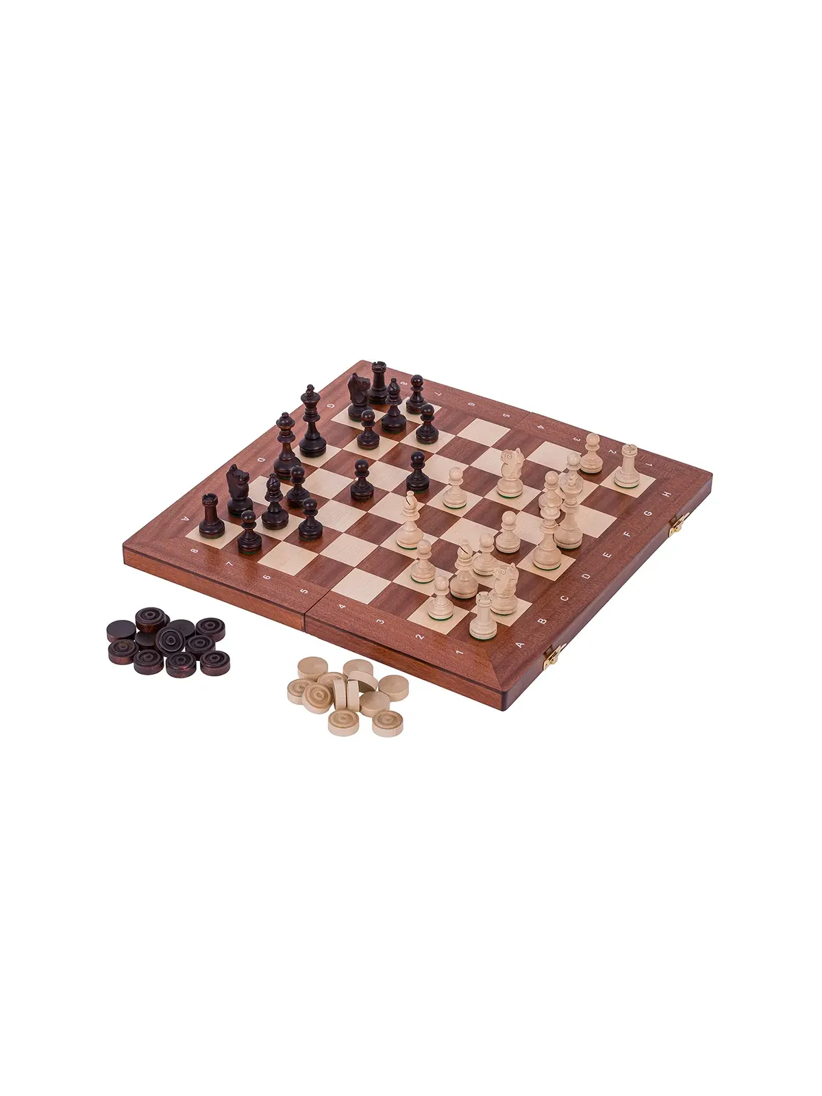 Schach + Dame - L - Online Schach Shop - sklep-szachy.pl