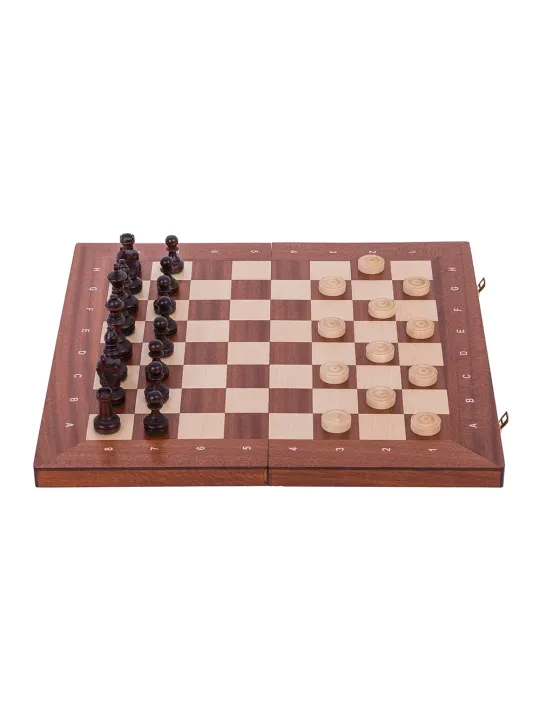 Schach + Dame - L - Online Schach Shop - sklep-szachy.pl