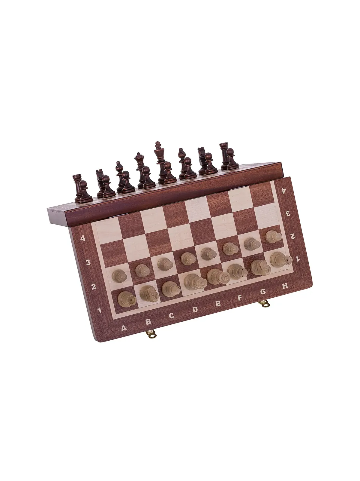 Chess Magnetic - Staunton 3 - Mahogany -  Chess Shop - sklep-szachy.pl