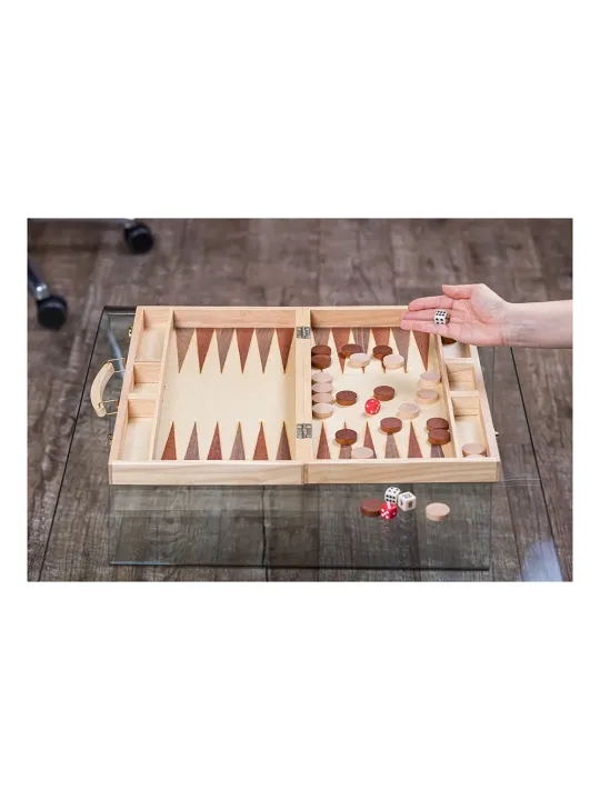 Backgammon 447 - Buche - Intarsie - Online Shop -sklep-szachy.pl