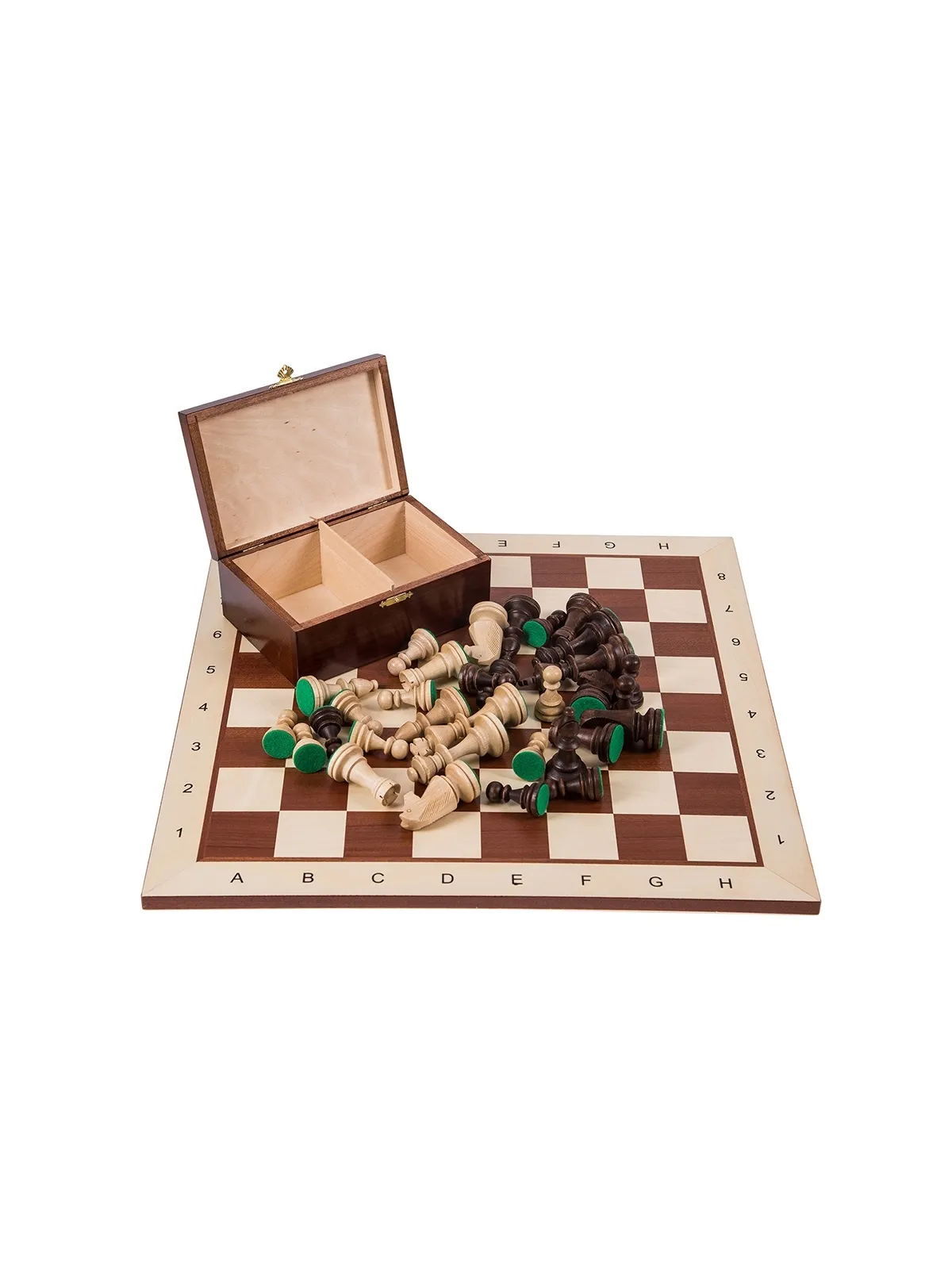 Profi Schach Set Nr 6 - Mahagoni BL