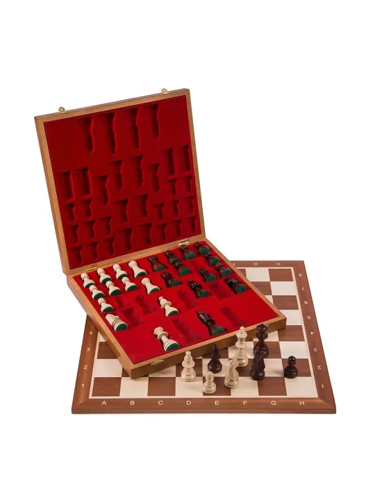 Profi Schach Set Nr 6 - Mahagoni Lux