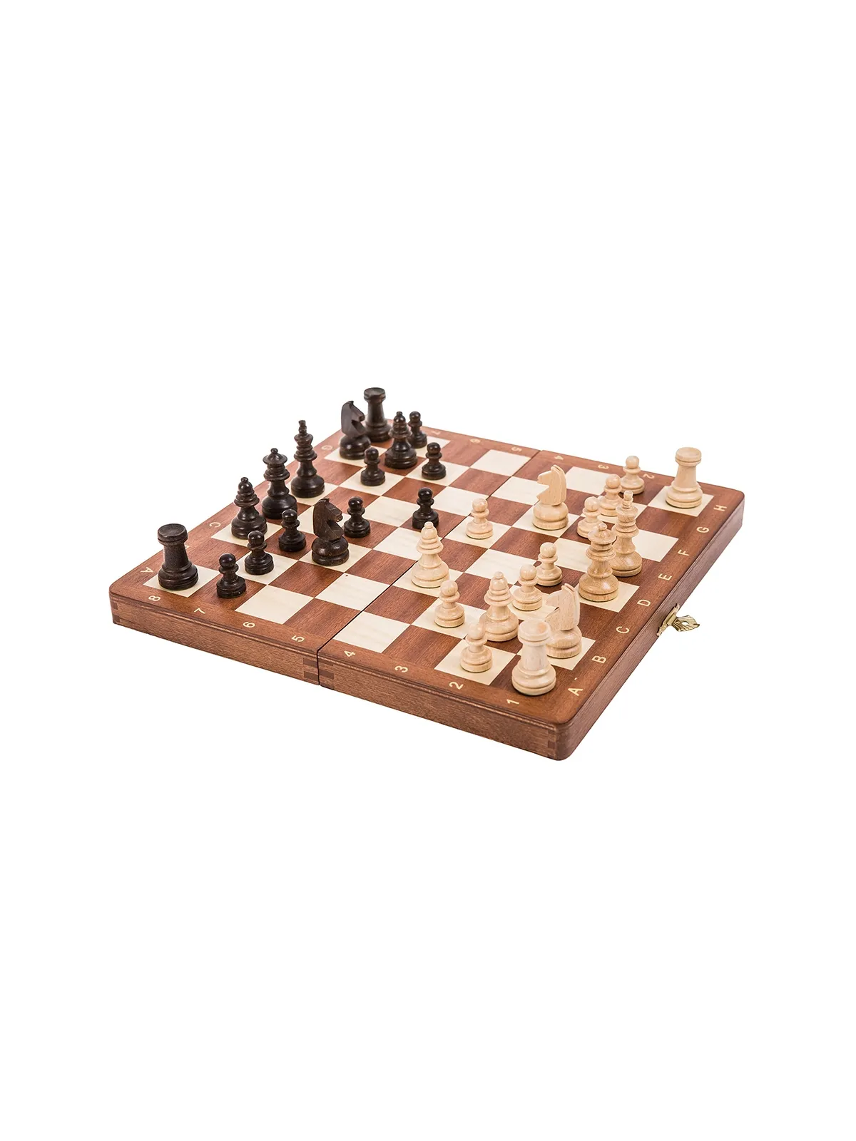 Schach Magnetisch - Mahagoni