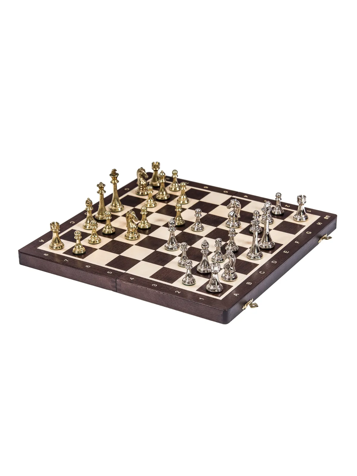 Schach Turnier Nr. 4 - Wenge / Metall