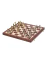 Schach Turnier Nr. 4 - Mahagoni / Metall